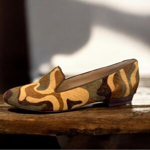 J. McLaughlin Jax Camo Cow Hair Loafer
Flats Leather